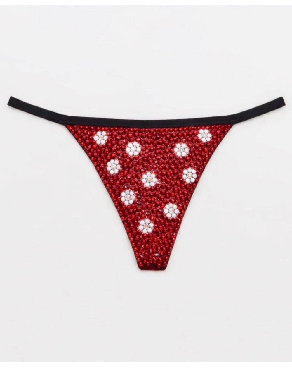 Daisy Crystal Rhinestone Pantie Choose Style & Size XS-3X New